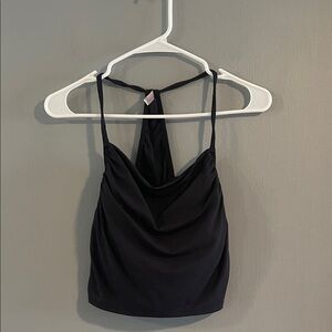 FP Movement by‎ Free People Black Crop Top Size L
